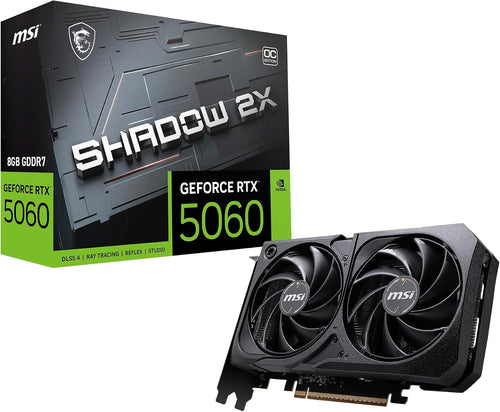 MSI Gaming RTX 5060 8G Shadow 2X OC Grafikkarte 8 GB GDDR7