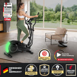 Sportstech CX700 Crosstrainer 24 Kg Schwungmasse 24 Widerstandsstufen Schwarz
