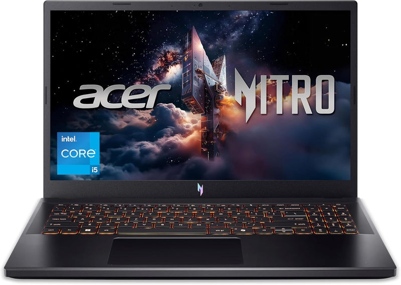 Acer Nitro V 15 ANV15-52-586Z Intel Core i5-13420H 8 GB DDR5 512 GB SSD RTX 4050 15,6 Zoll FHD 165 Hz Gaming Laptop Schwarz