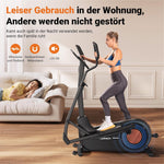 MERACH Crosstrainer E27B1 Selbstversorgung 47 Cm Schrittlänge 16 Stufen Magnetwiderstand Schwarz