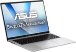 ASUS Vivobook 16 X1607QA Laptop 40,6 cm WUXGA IPS Display Snapdragon X 16 GB RAM 512 GB SSD Win11 Home Cool Silver