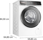 Bosch WGB244A40 Serie 8 Frontlader Waschmaschine 9 Kg 1400 U/Min Weiß