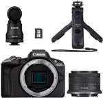 Canon EOS R50 Systemkamera + RF-S 18-45mm IS STM Objektiv Schwarz