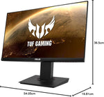 ASUS TUF Gaming VG249Q 60,5 cm 23 Zoll Monitor 144 Hz Full HD 1ms IPS Schwarz