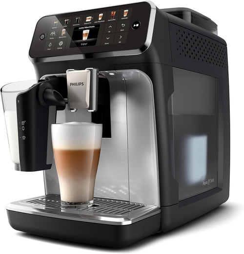 PHILIPS Serie 5500 Kaffeevollautomat LatteGo 1500 W Schwarz/Silber