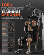 ZERELEK Kraftstation Multifunktionaler Kabelturm 69 Kg Schwarz