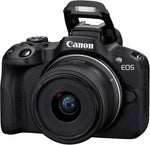 Canon EOS R50 Systemkamera + RF-S 18-45mm IS STM Objektiv Schwarz