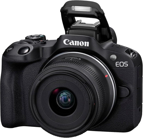 Canon EOS R50 Systemkamera + RF-S 18-45mm IS STM Objektiv Schwarz