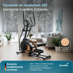 Skandika Crosstrainer Carbon P18 32 Widerstandsstufen 13 Programme LCD Schwarz