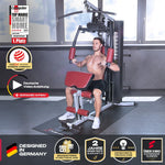 Sportstech Kraftstation HGX100 Multifunktions-Homegym 80 Kg Gewichtsblock
