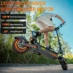 Kukirin G2 Elektroroller 500 W 48 V 15,6 Ah 55 Km Reichweite Schwarz
