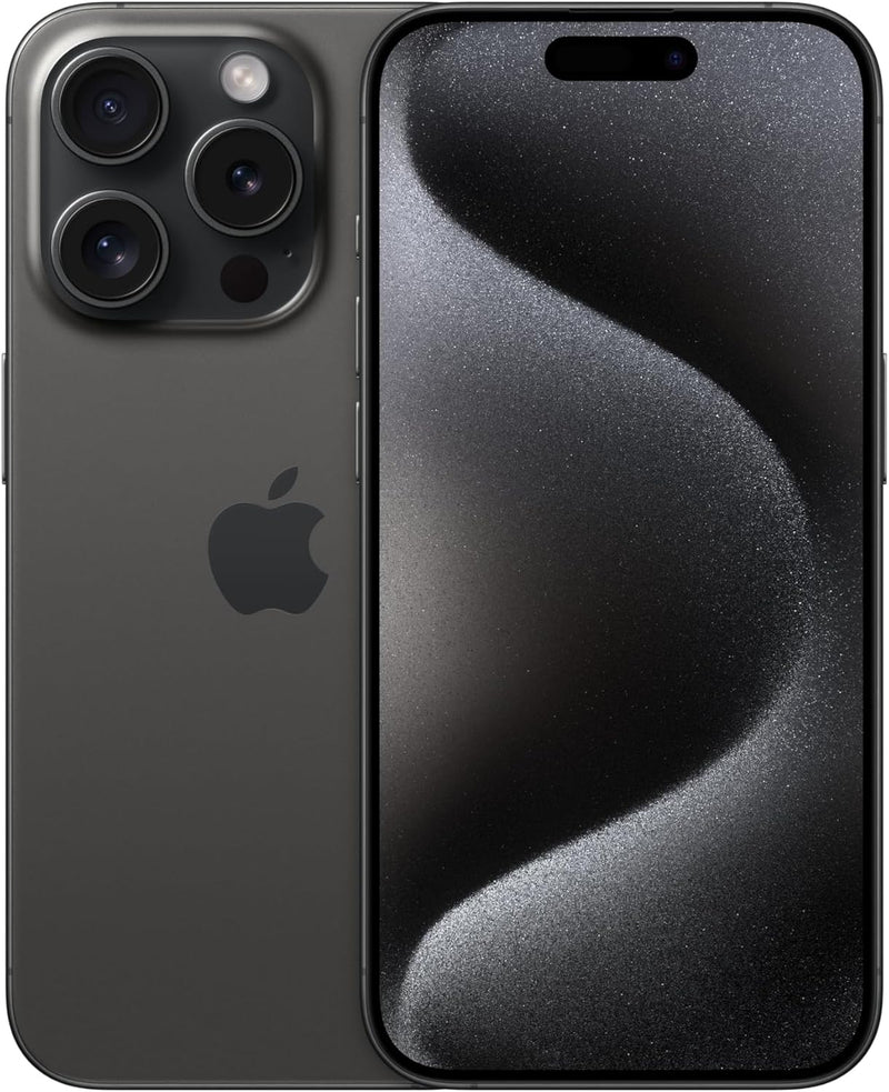 Apple iPhone 15 Pro 256 GB Generalüberholt Titan Schwarz