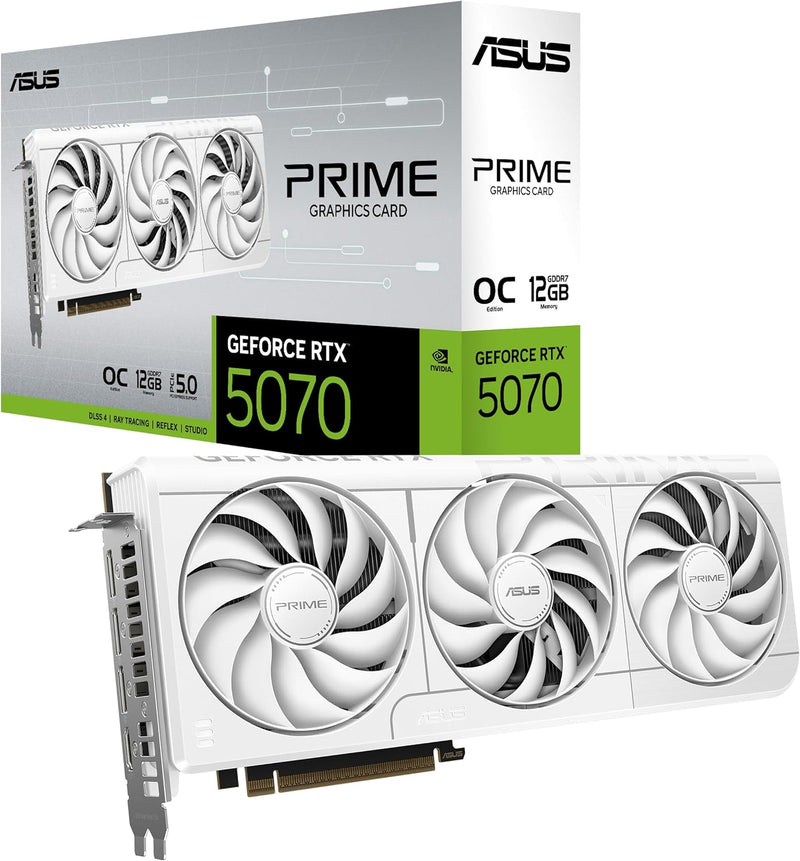 ASUS Prime GeForce RTX 5070 White OC Edition 12 GB GDDR7 Grafikkarte