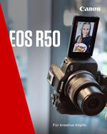 Canon EOS R50 Systemkamera + RF-S 18-45mm IS STM Objektiv Schwarz
