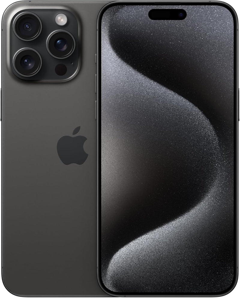 Apple iPhone 15 Pro Max 256 GB Generalüberholt Titan Schwarz