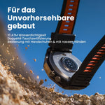 Amazfit T-Rex Ultra 2 Dualband-GPS Outdoor Smartwatch 51 mm Titangehäuse 1,5 Zoll Saphir AMOLED Display Taschenlampe 30 Tage Akkulaufzeit Offline-Karten 10 ATM 180+ Sportmodi