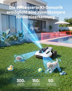 Mammotion YUKA Mini 2 800 LiDAR Mähroboter 800m² Ohne Begrenzungskabel