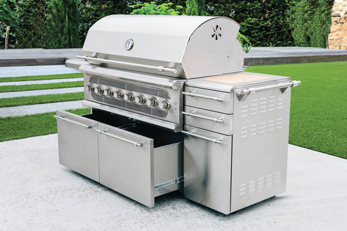 Muscle 54″ Freistehender Hybrid-Grill